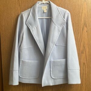 Soft, Warm Light Blue Chico’s Blazer/Jacket